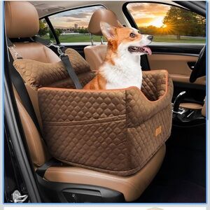 Euhams Memory Foam Dog Booster car seat for travel/roadtrips. NEW